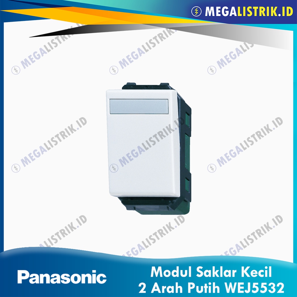 PANASONIC MODUL SAKLAR TUKAR 2 ARAH PUTIH WEJ5532 / SAKELAR SWITCH BESAR HOTEL WIDE SERIES WHITE WEJ