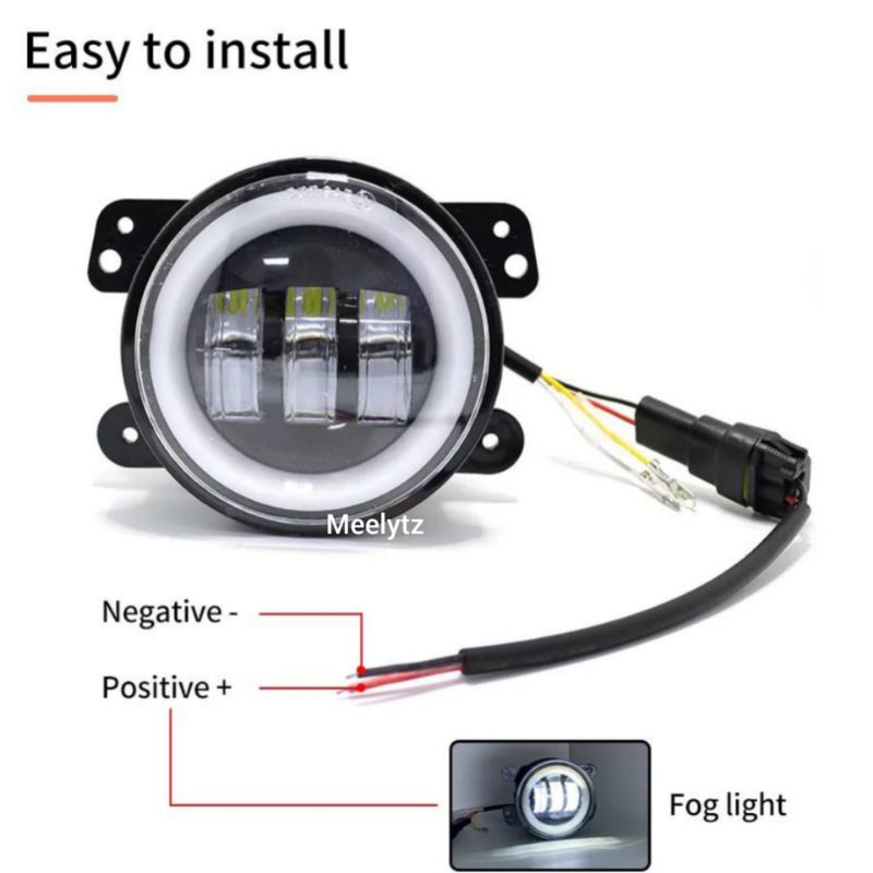 Lampu LED Foglamp Daymaker Fog lamp Angel aye putih kuning