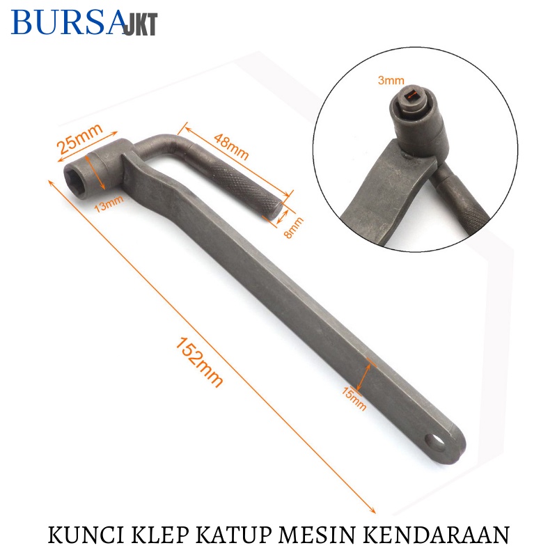 KUNCI SETELAN KLEP MOTOR  8 - 10 MM WRENCH VALVE SET