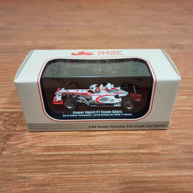 Diecast Kyosho Beads 1/64 Honda Super Aguri F1 SA05 Great Britain Formula One GP 2006