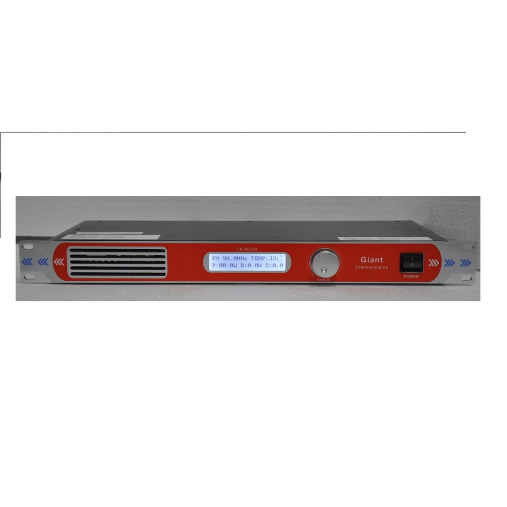 Exciter FM 30W TX30LCD sudah sertifikasi Postel