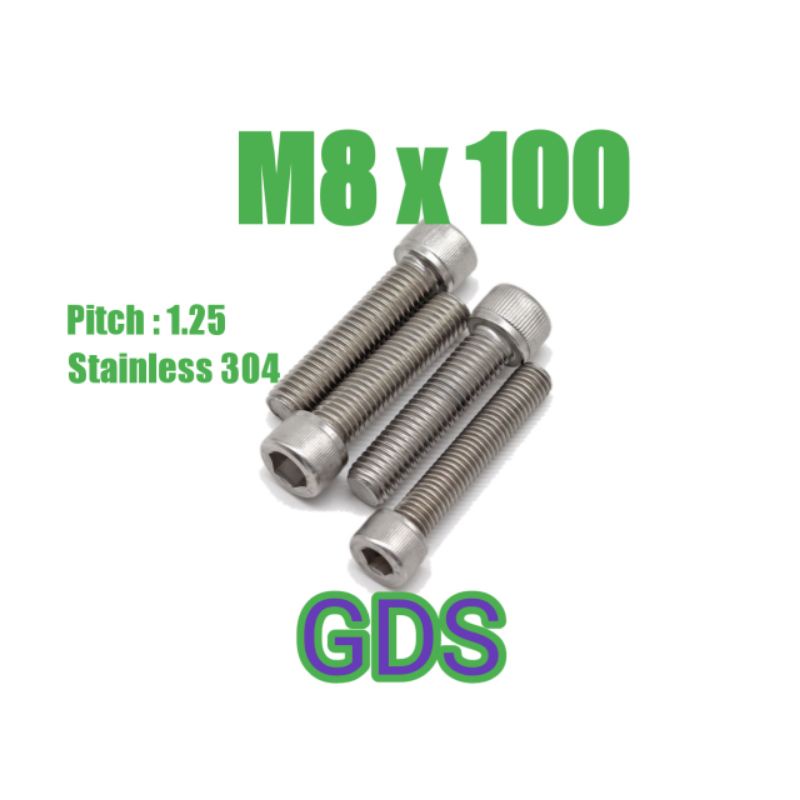 Baut L Stainless M8 x 100 / Baut L Stainless 304