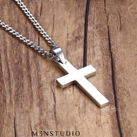 KALUNG SALIB PRIA KOREA / KALUNG LIONTIN SALIB / KALUNG PRIA / KALUNG - Emas
