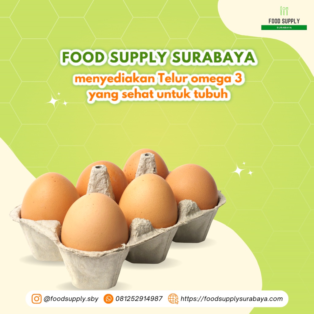 

Telur Ayam Kampung Omega 3 (30 butir)