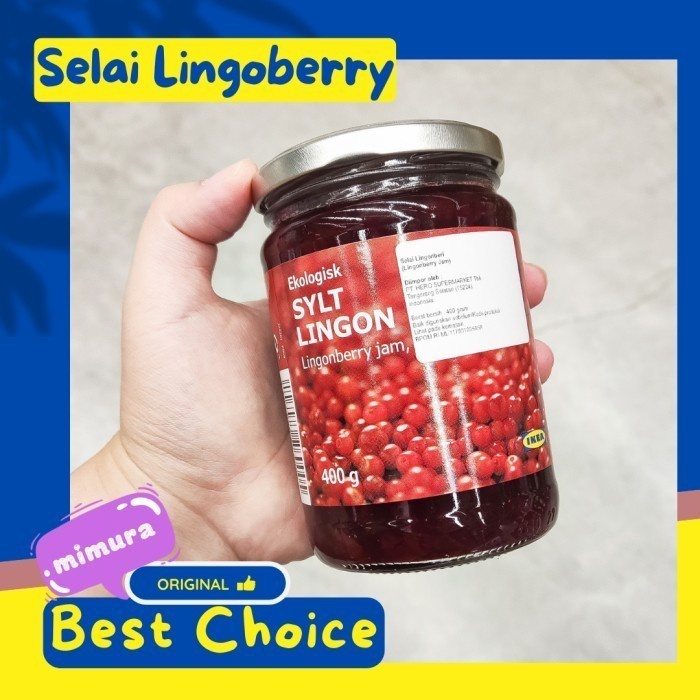 

NEW Lingonberry Jam Sylt Selai Lingonberry 400ml Exp Terlama