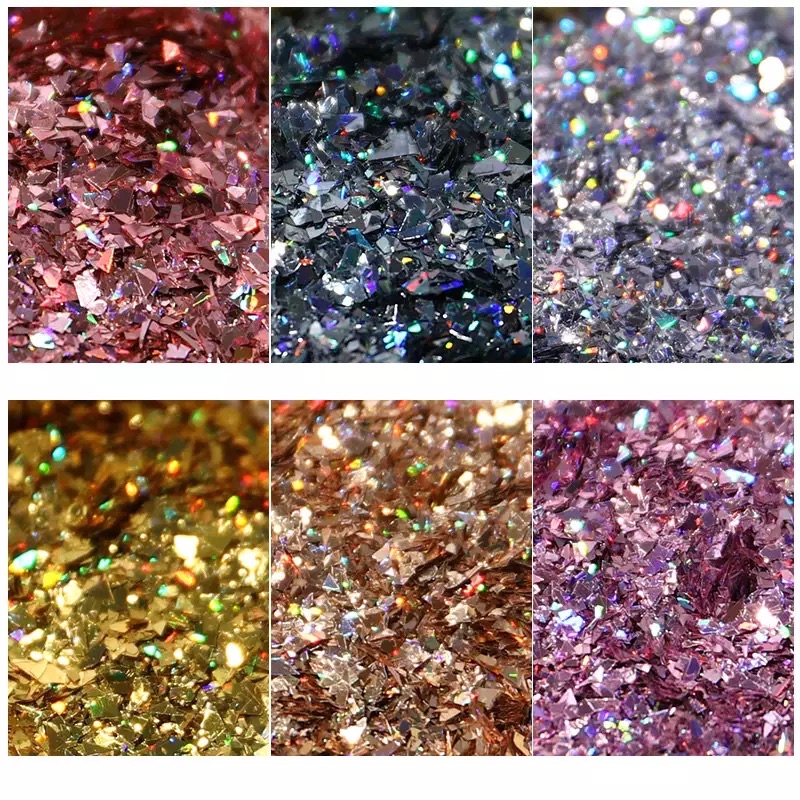 LASER STAR FRAGMENT GLITTER FLAKES SEQUIN HIASAN NAILART GLITTER GLITER NAIL ART DEKORASI KUKU SUPER SHINY