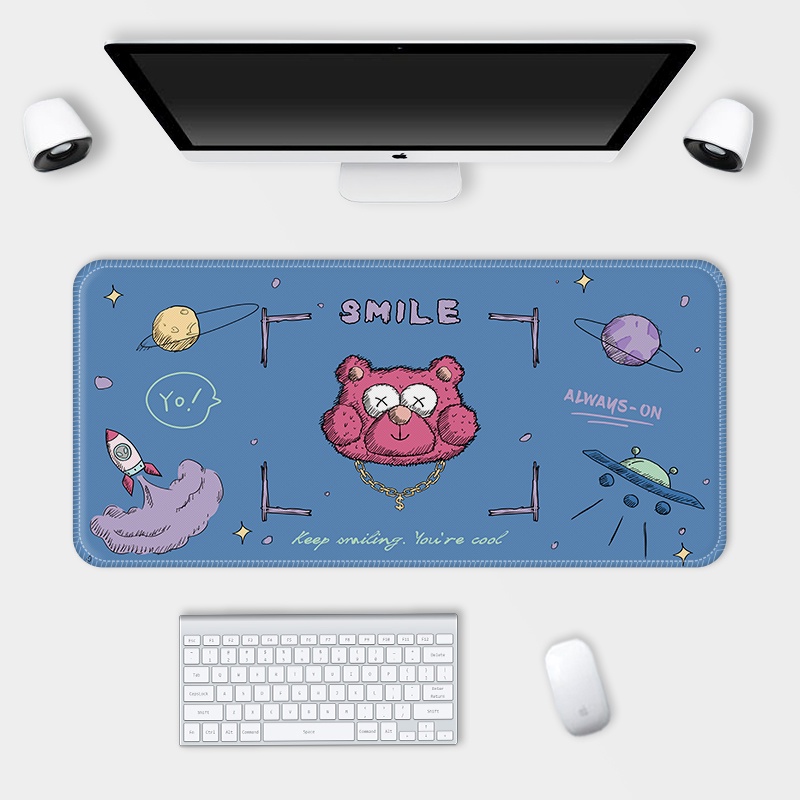 Kaws Mouse Pad Gaming ANTI SLIP Ukuran Ekstra Besar 80cm / 30cm