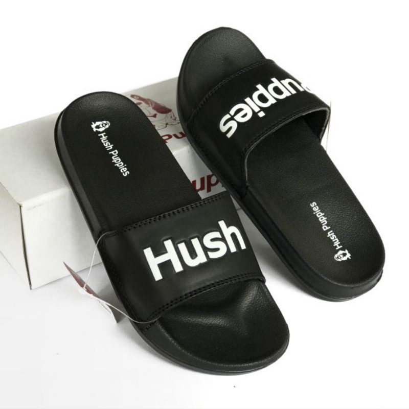 Sandal Hush-puppies Unisex Sendal Selop Pria Wanita Sandal Hush Puppies Grade Ori Sandal Slide