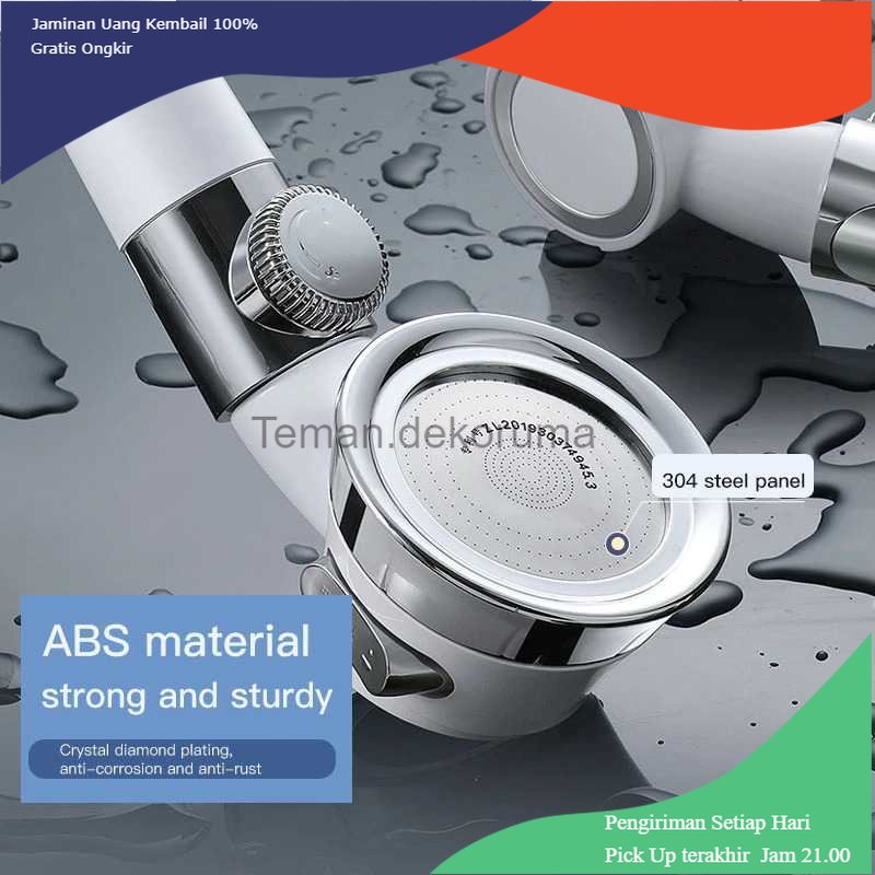 TD - PR Bathe Project Kepala Shower Mandi Minimalist Pressurized Nozzle - K002
