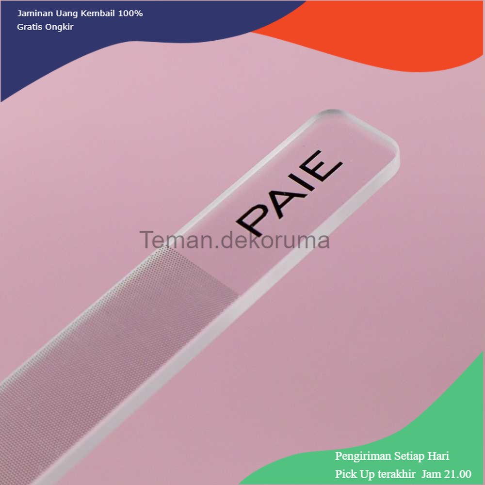 TD - PR2 PAIE Kikir Kuku Nail File Nano Glass Polishing Manicure Tools