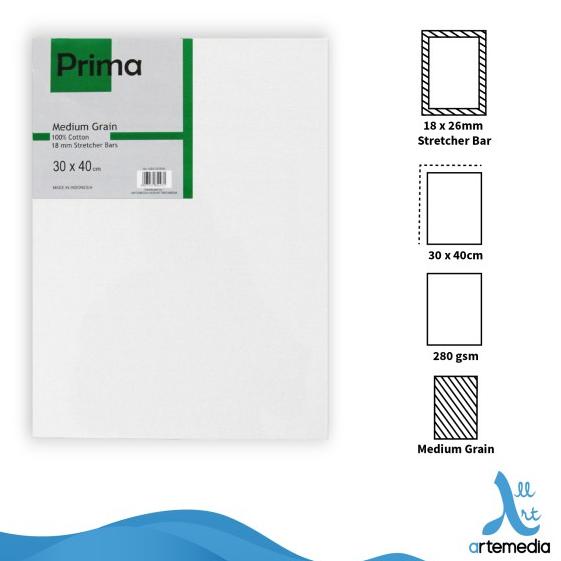 

Kanvas Lukis Prima Green 30x40cm Value Set 3 Cotton Canvas - SET 3