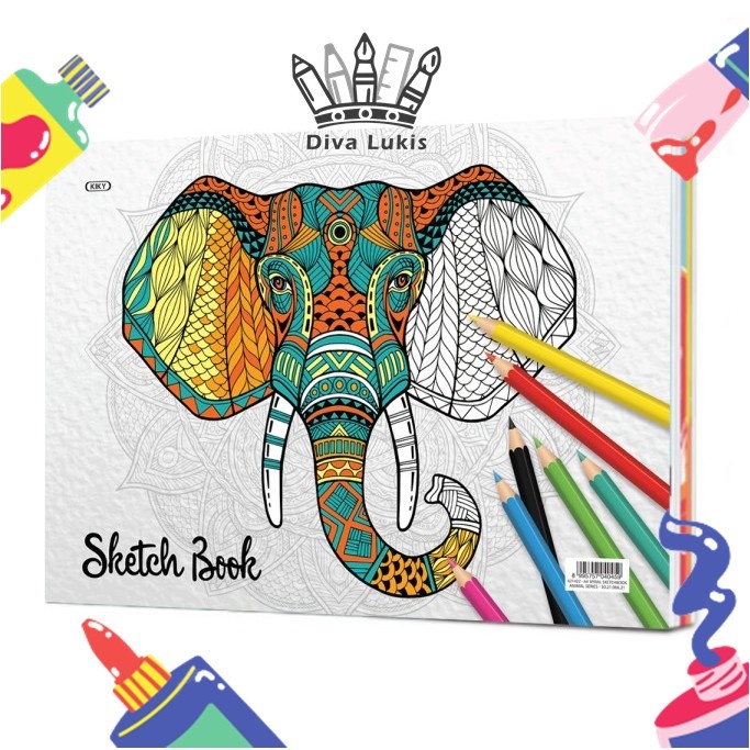 Jual Sketchbook Kiky Buku Sketsa 50 lembar Sketch Book A5 Shopee
