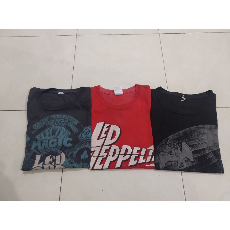 borongan kaos band led zeppelin second