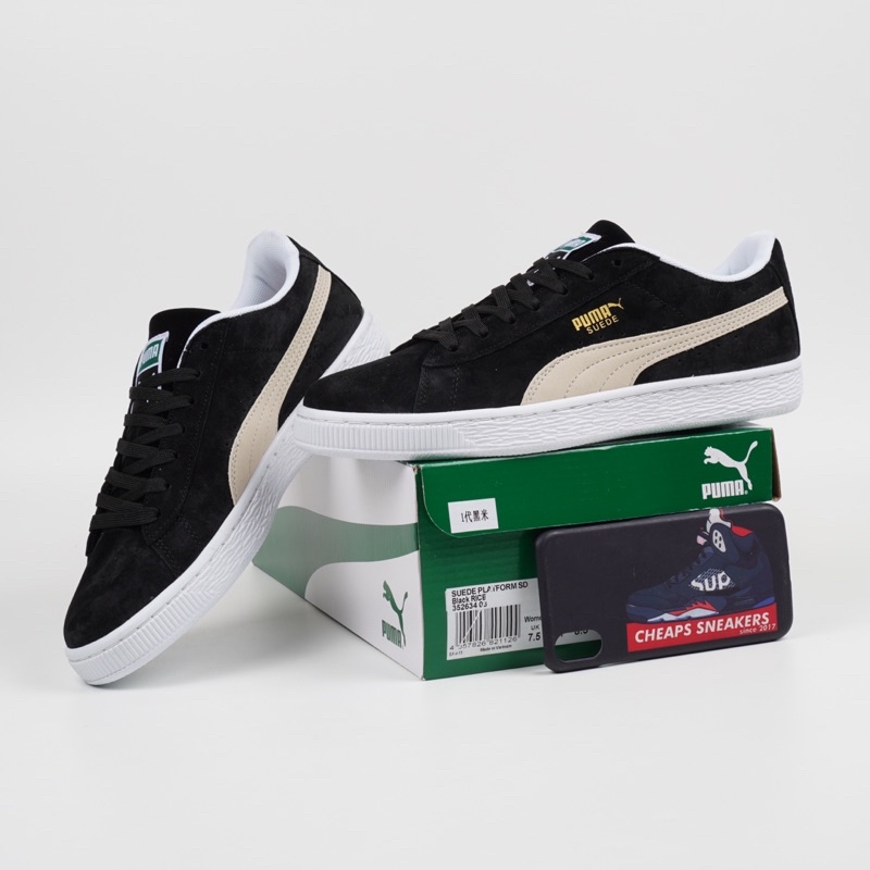 Puma Suede Classic Black White