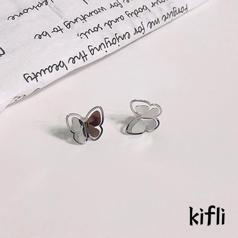 Anting Desain Kupu-Kupu Kecil Model Hollow Untuk Wanita