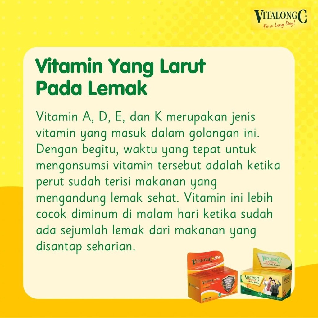 Vitalong C &amp; Vitalong C Zinc isi 30 Vitamin C Granule lepas lambat 12 jam