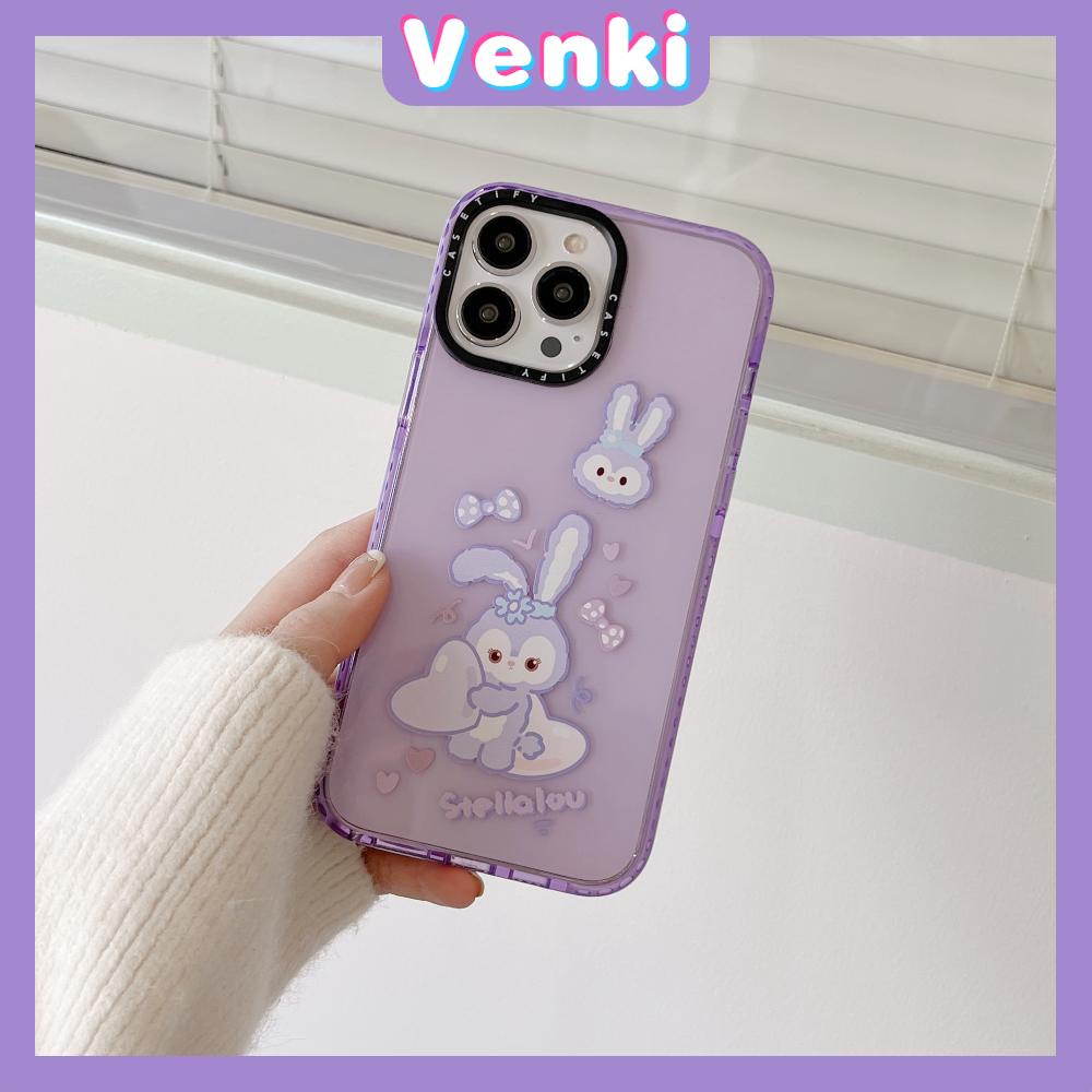 Case iPhone 14 Pro Max Thickened Silicone Soft Case Clear Cute Cartoon Rabbit and Fox Shockproof Camera Protection Compatible For iPhone 13 12 11 Pro Max XR XS 6 6S 7 8 Plus