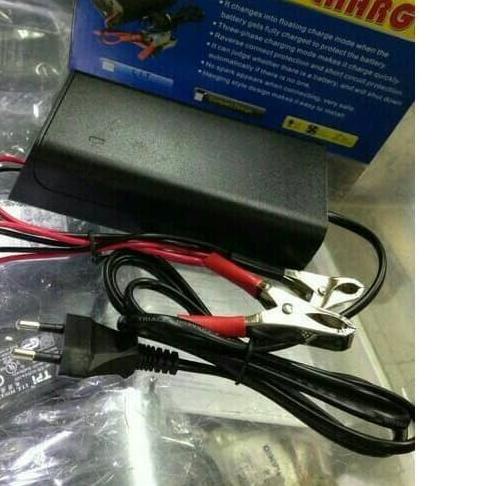 Charger AKI Mobil 10 A - Bisa Cas sampai Aki 100 Ampere - Fast Smart