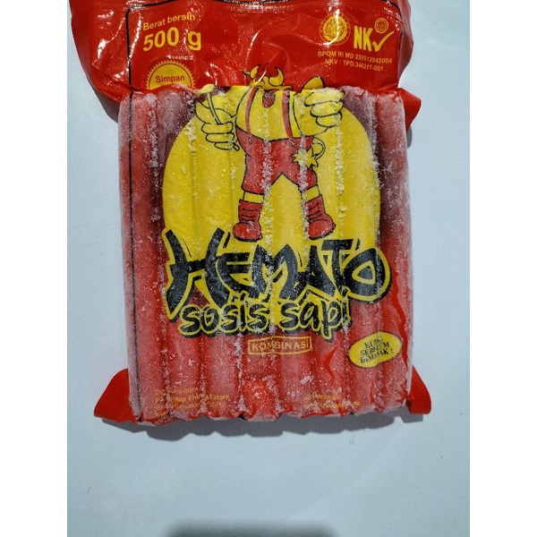 

Sosis sapi hemato 500gr