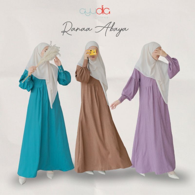 Ranaa Abaya by Ayudia Gamis Polos Royal Linen