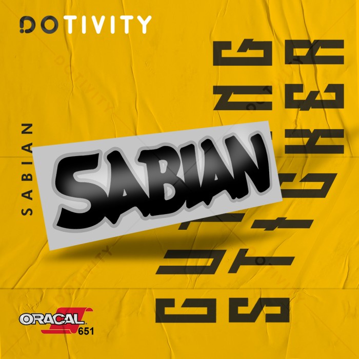 

Cutting Sticker SABIAN
