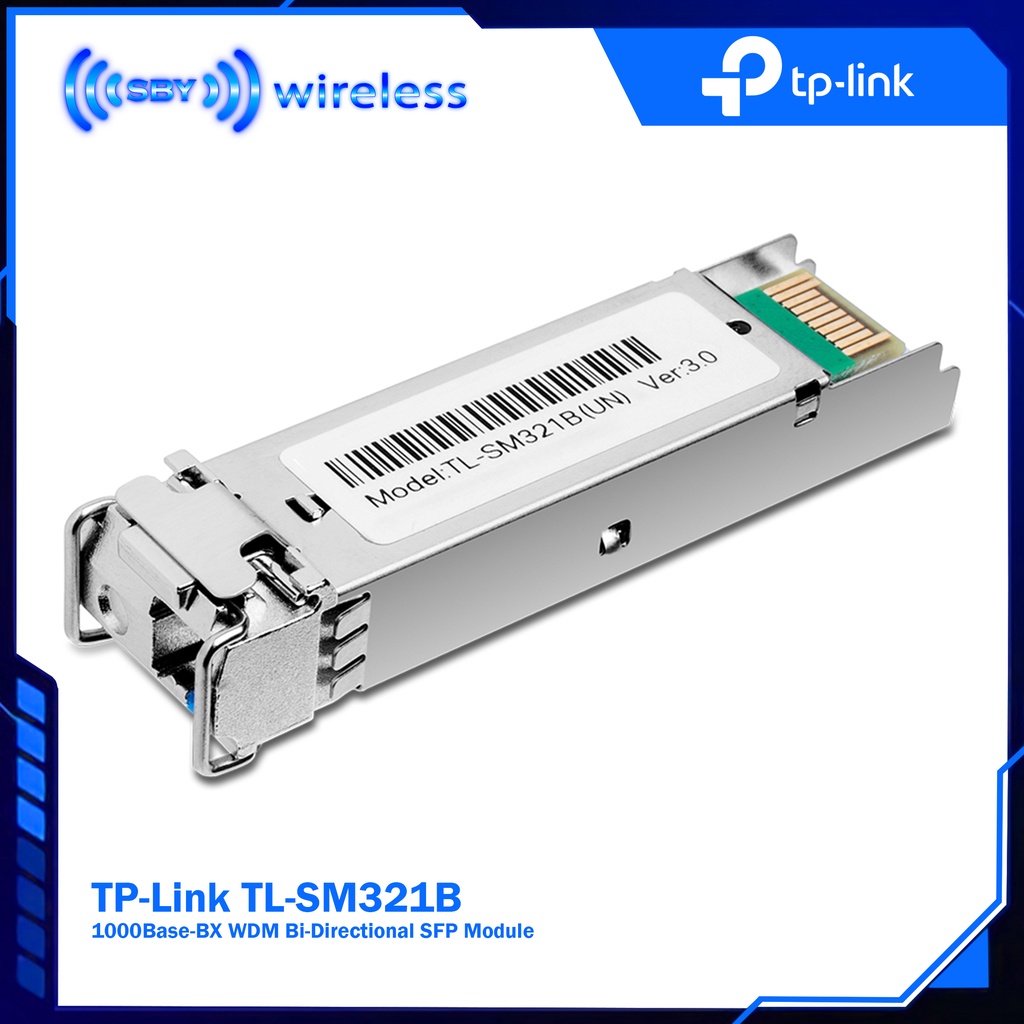 TPLINK TL-SM321B 1000Base-BX WDM Bi-Directional SFP Module Fiberoptik