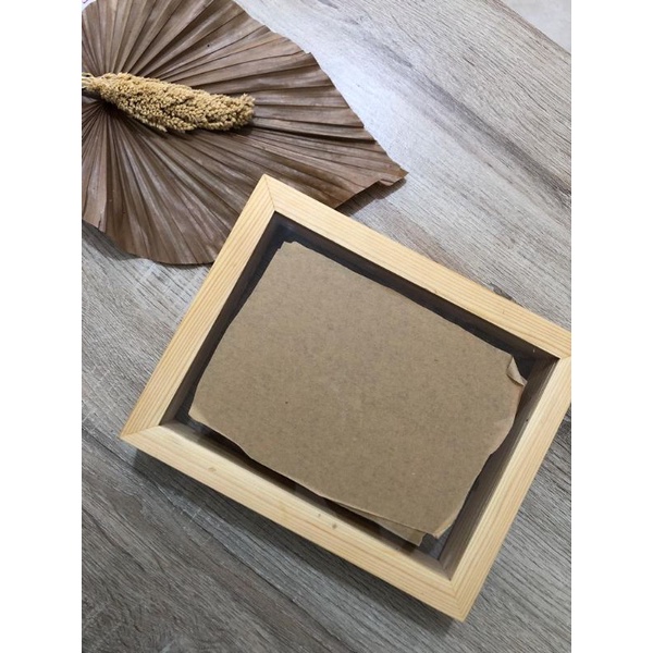 frame mahar 30x30 akrilik anti pecah / figura mahar / bingkai 3D