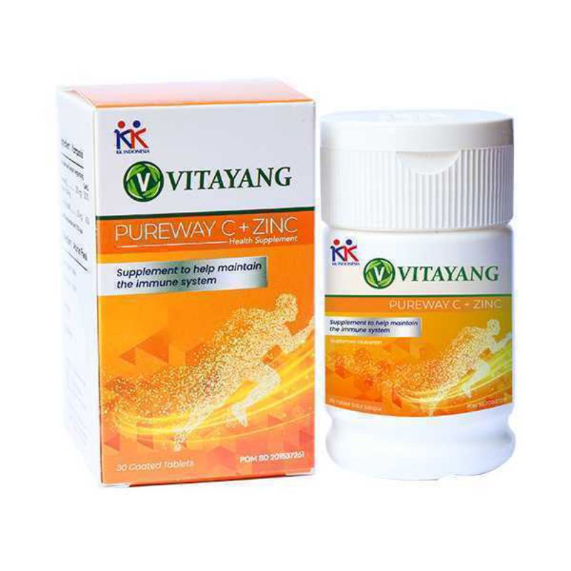 Vitayang Pureway C 500 mg + Zinc 25 mg 30 Butir