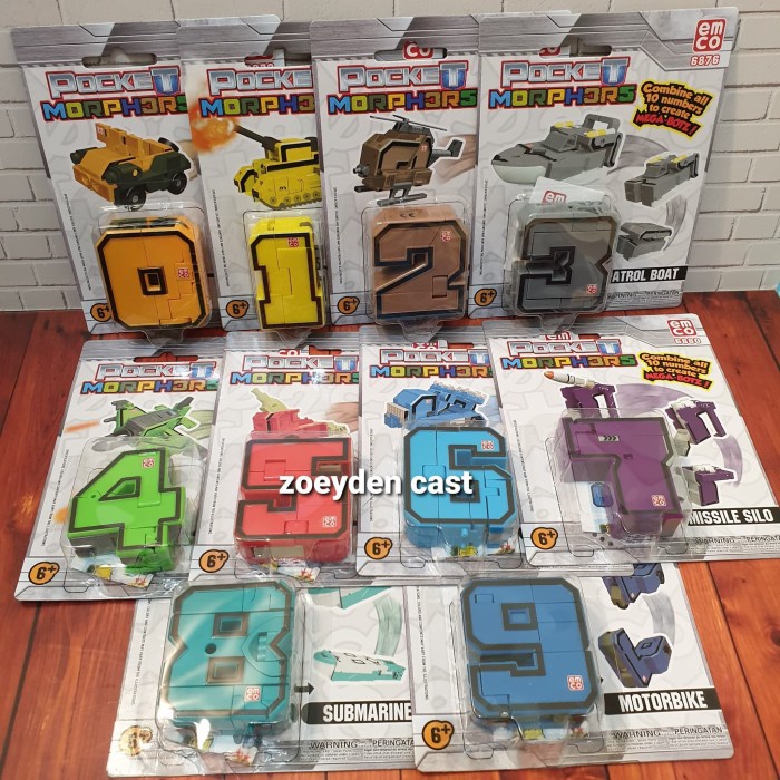 emco POCKET MORPHERS MEGA BOTZ ORIGINAL 1 set