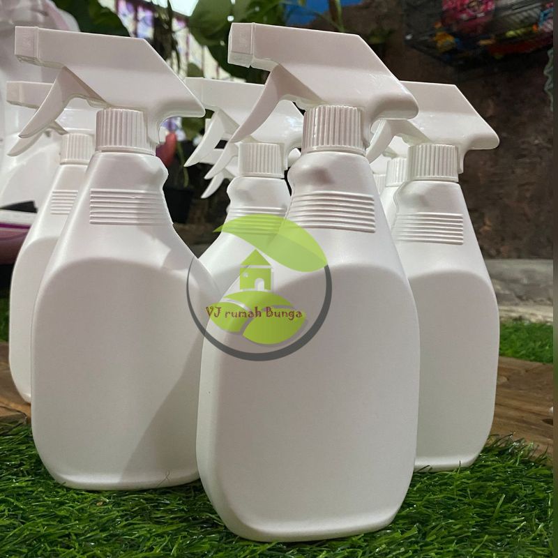 Botol sprayer kispray HDPE putih tebal 500ml