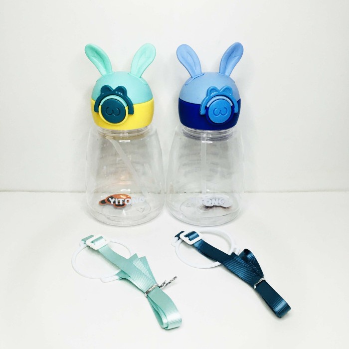 Botol Tempat Minum Viral 1300ml Gemoy Pelangi Gradasi Lucu Kekinian Korea