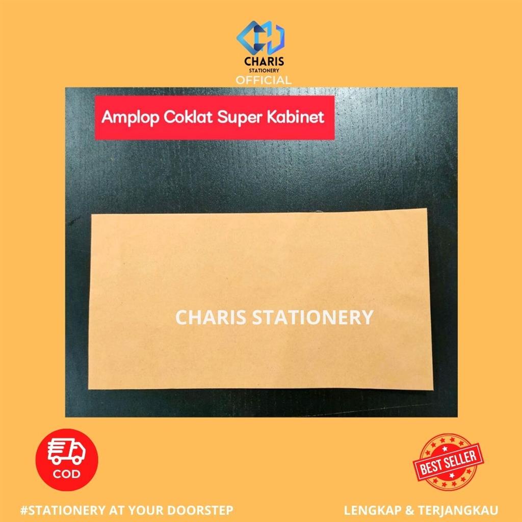 

CHARIS STATIONERY - Amplop Coklat Super Kabinet AKS (100 Pcs/Pak)
