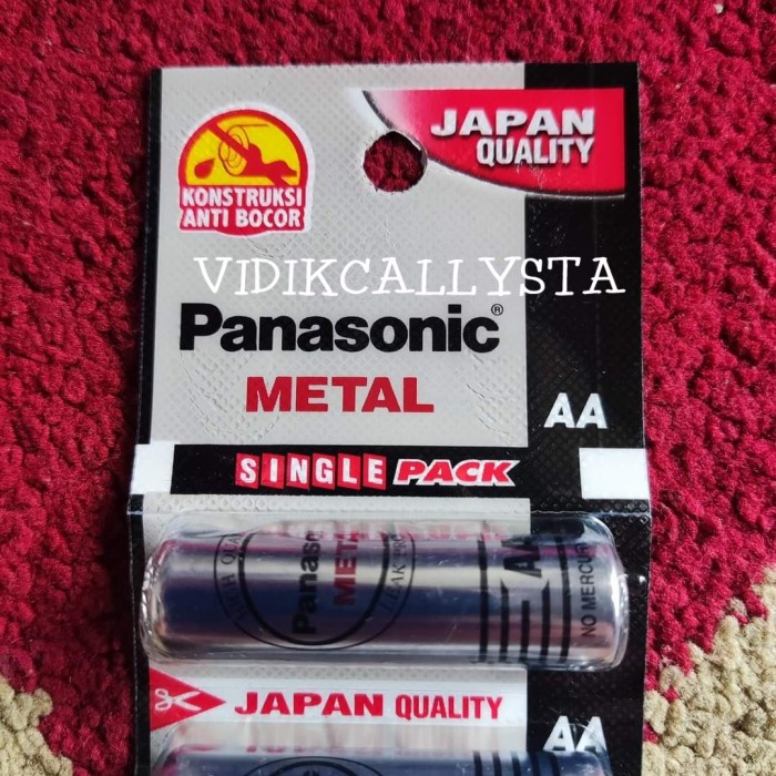 Batu Battery Batrei A2 AA 1.5v Jam Dinding Remot mainan Original METAL.