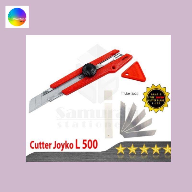 

Cutter Besar Joyko L-500 + Bonus Isi Cutter(ORIGINAL PRODUK)