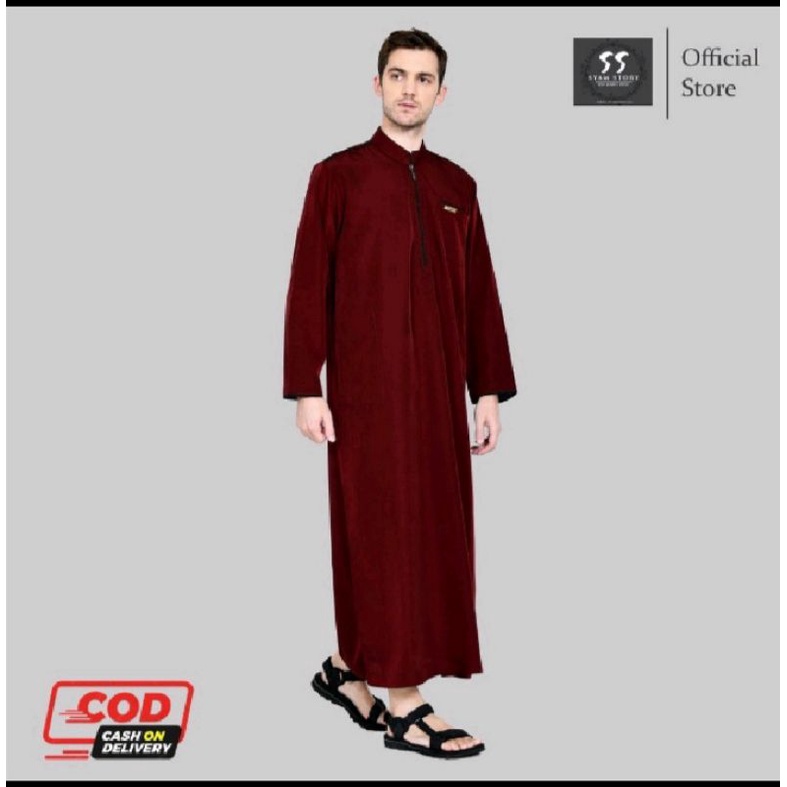 Gamis pria/Jubah Pria , Gamis Pria Muslim/Jubah Polos Dewasa Berkualitas Bahan Adem