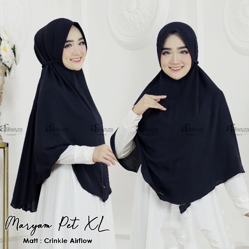 KERUDUNG PED TALI CRINKLE XL BERGO MARYAM PED TALI