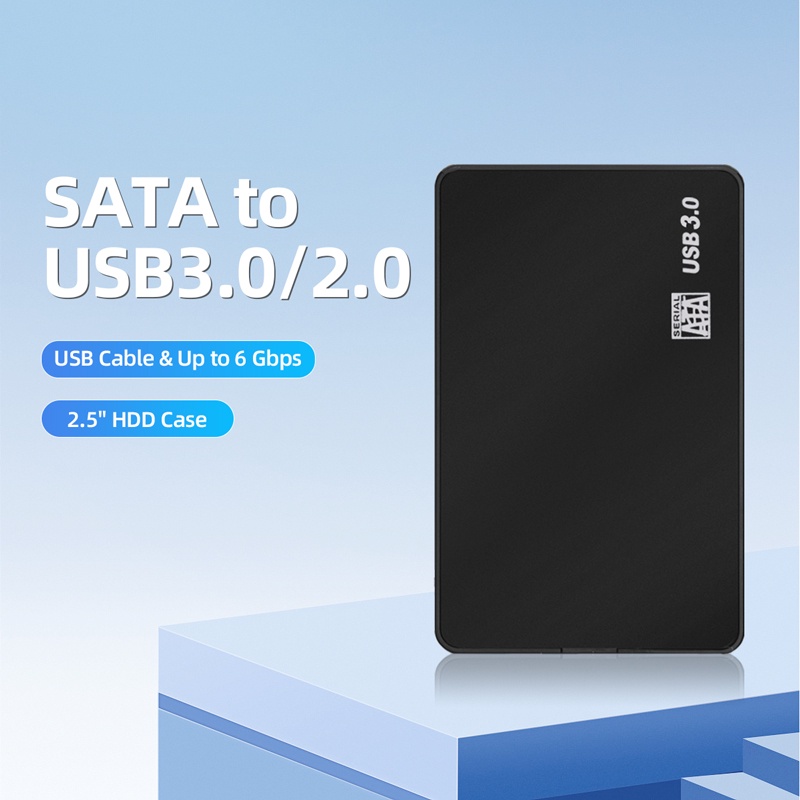 Casing Harddisk External Actual【COD】USB 3.0 HDD/SSD Casing/Enclosure 2.5 Inch Type A to C Full Mesh Hdd Enclosure