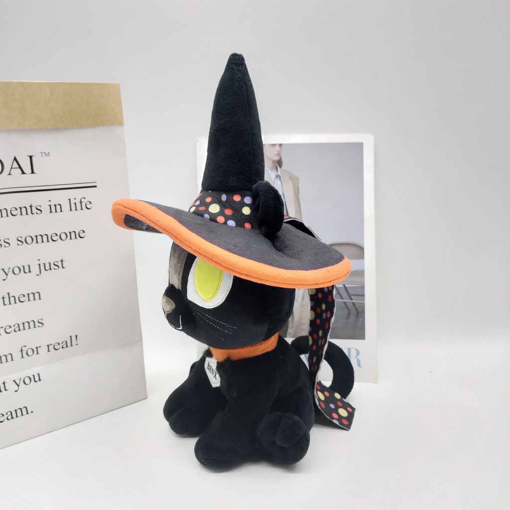 Cuddly Hocus Pocus Thackery Binx Kucing Hitam Mainan Mewah Boneka Lembut Boneka Anak Hadiah Natal