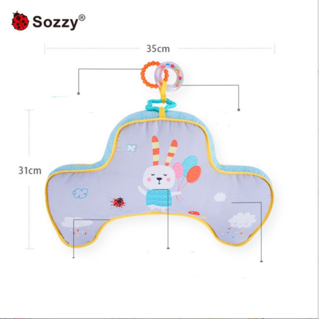 DEVELOPMENTAL PILLOW PLAYMAT | bantal kepala playmat bayi | matras baby