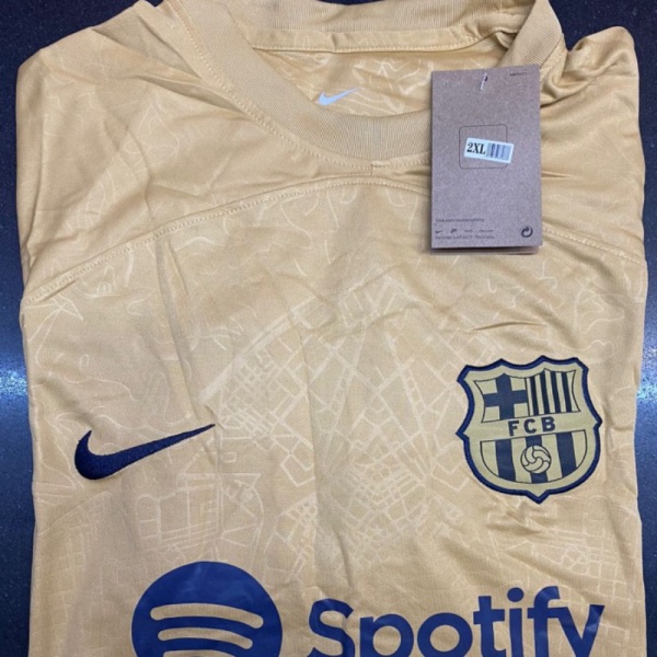 Jual JERSEY BOLA BARCALONA AWAY BIGSIZE 2XL.3XL.4XL GRADE ORI IMPORT - 4XL Berkualitas