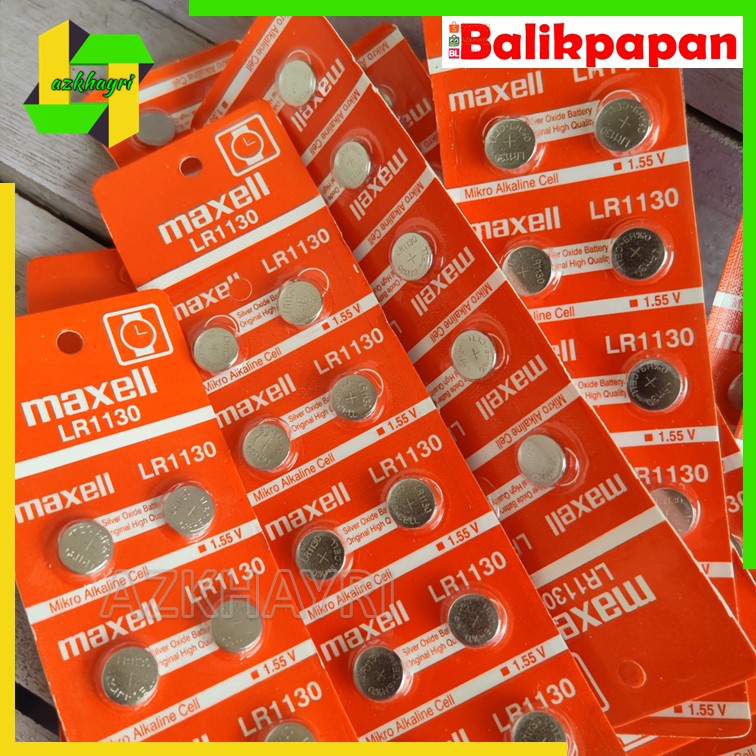 Baterai LR 1130 LR1130 Batre Battery Maxell AG10