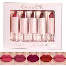 CSG112 CMAADU Matte Lipstik 12 Matte Waterproof Lipstick Long Lasting