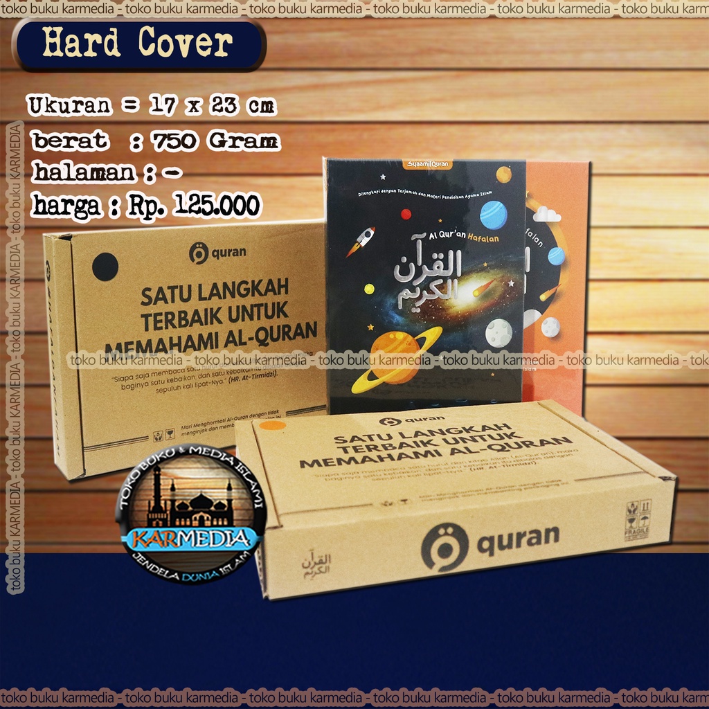 ( BISA CUSTOM CETAK NAMA )  A5 ORANGE Al Quran Kalamy Rico The Series Di Lengkapi  Dengan Terjemah -