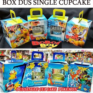 

BOX POKEMON SINGLE HANDLE CUPCAKE BOBOIBOY KADO KOTAK DUS GIFT ULTAH ANAK SOUVENIR GIFT PERMEN KUE COKLAT CANDY DUS BDAY