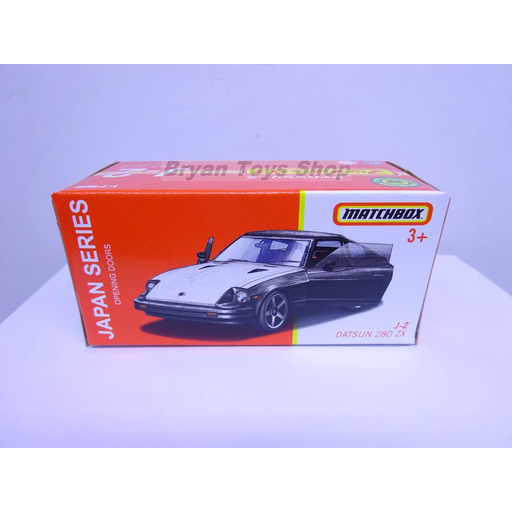 Matchbox Japan Series Datsun 280 ZX Hitam Putih Opening Doors