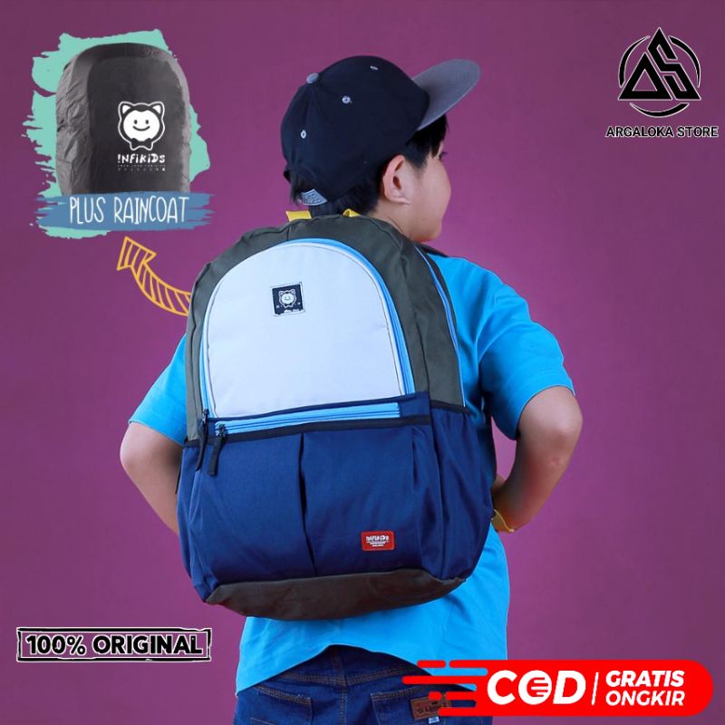 Tas Ransel Punggung Backpack Tas Gendong Anak Laki Laki Perempuan Cowok Cewek SD TK PAUD Gaya Korea Original Terbaru Murah Keren