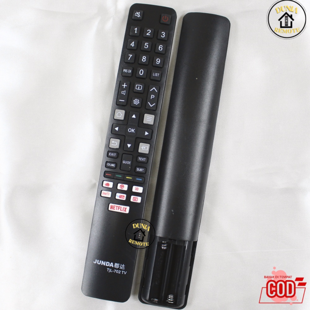 Remot Remote TV TCL 805 Android smart TV LED LCD 3D RC802N S6 S6000 S6500 A20 A3 Series tanpa setting