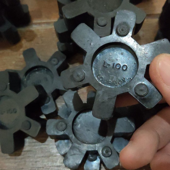 RUBBER coupling L-100 Lokal JAW Coupling karet coupling L 100 L099