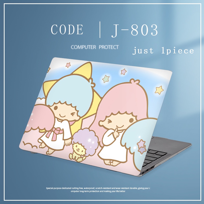 1pc Universal Menyesuaikan Stiker Laptop Universal Penutup Kulit Transparan Untuk Ukuran Apapun ASUS VIVOBOOK OLED M3401Q Cinnamoroll Laptop Case Film Universal Pelindung Film Transparan