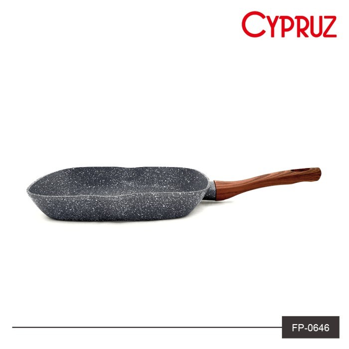 Grill Pan Marble Merk Cypruz 24Cm Kompor Induksi